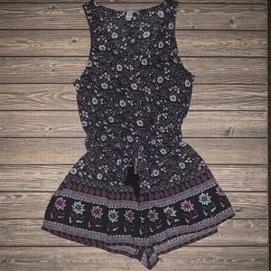 American Eagle Outfitters Floral Romper